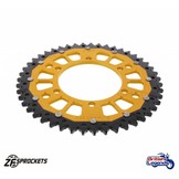 Dual-Metal Rear Sprocket, Gold Finish