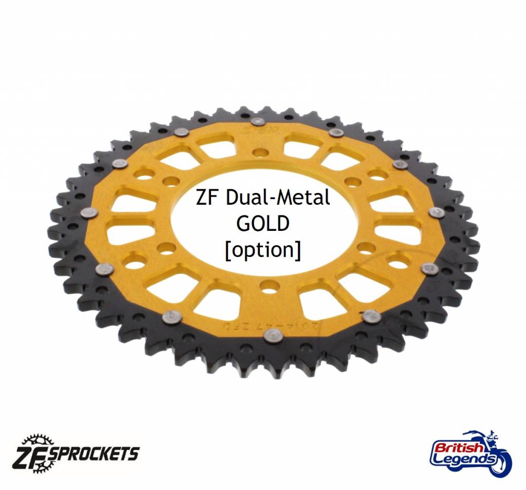 Cadena, piñon y corona para Street Triple y Daytona