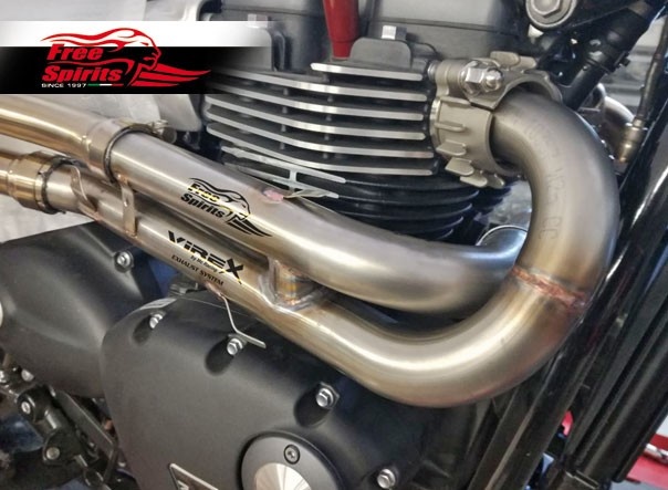 Bypass X-Pipe para Triumph Twins 900/1200cc