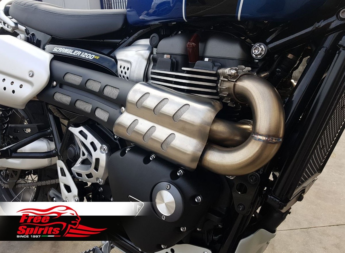 Bypass X-Pipe for Triumph Twins 900/1200cc