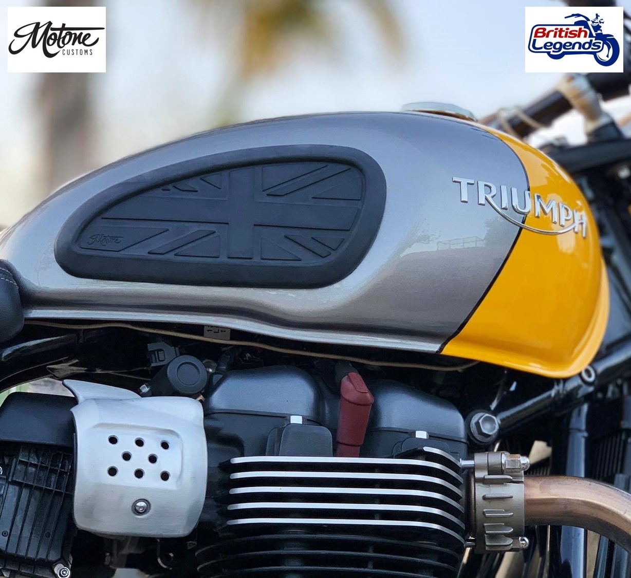 Coussins Grippe-Genoux pour motos Triumph