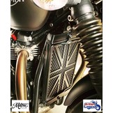 Radiator Stone Guard Union Jack for Triumph