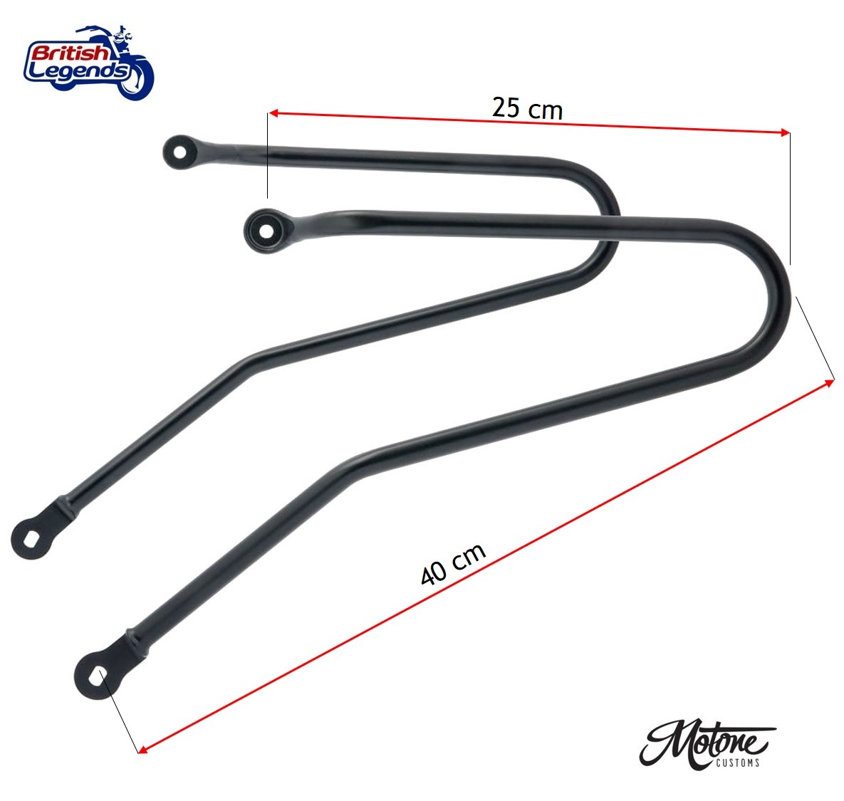 Barres De Support Pour Sacoches De Selle - Compatibles Bonneville T100 Et Thruxton 900