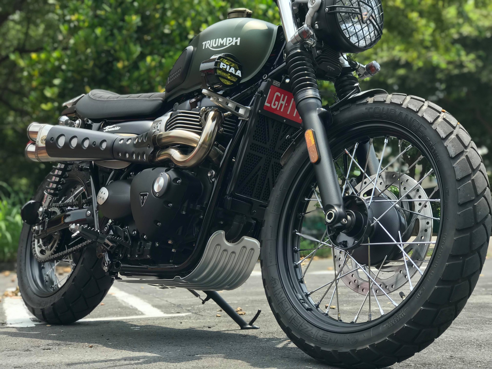 Sabot Moteur pour Triumph Twins 900/1200