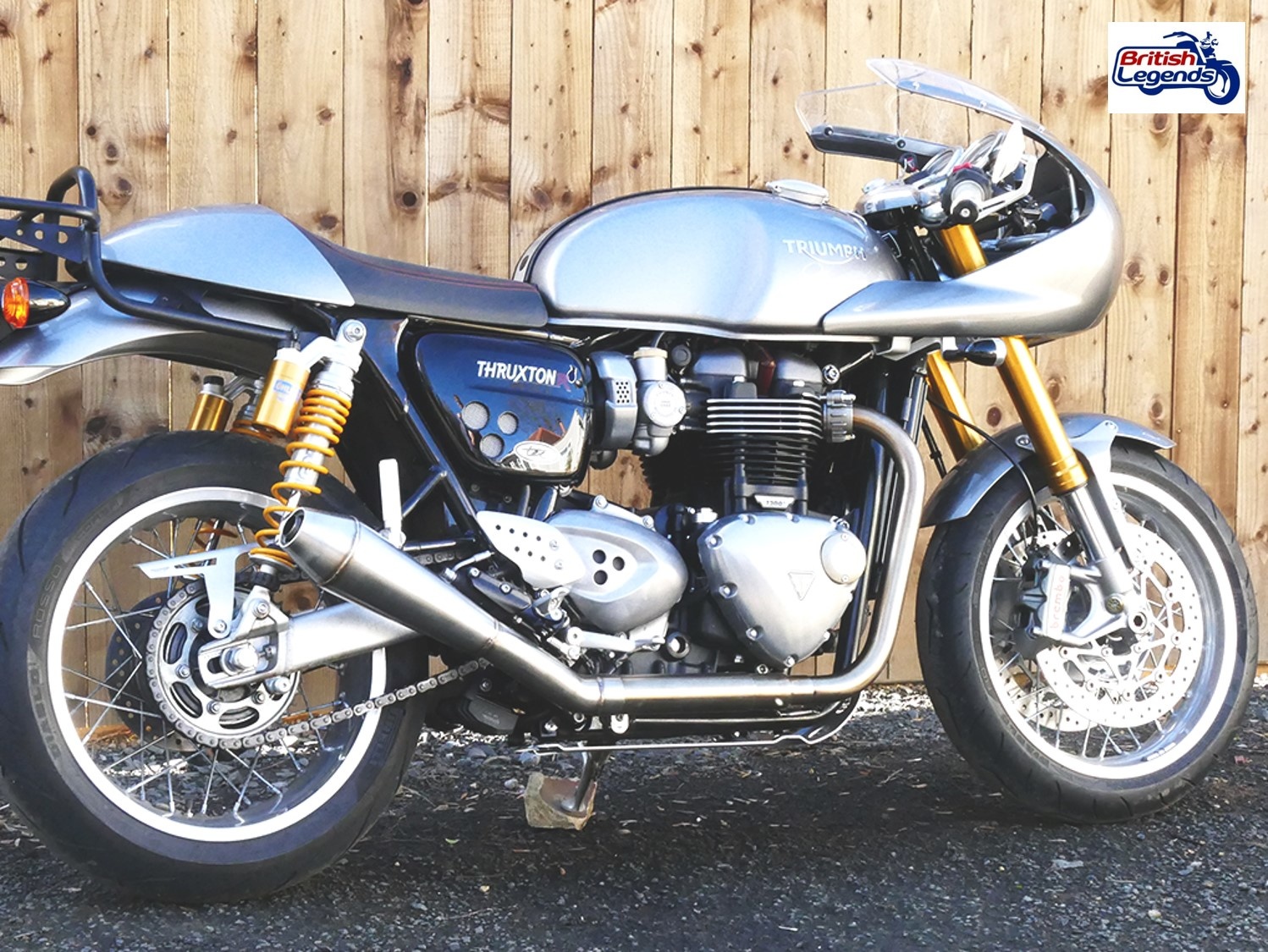 Escape 2 en 1 Inox para Triumph Thruxton & Speed Twin