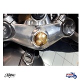 Tuerca de la cabeza de dirección de bronce pulido