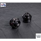 Capuchons de Fourche Noirs pour Triumph Twins