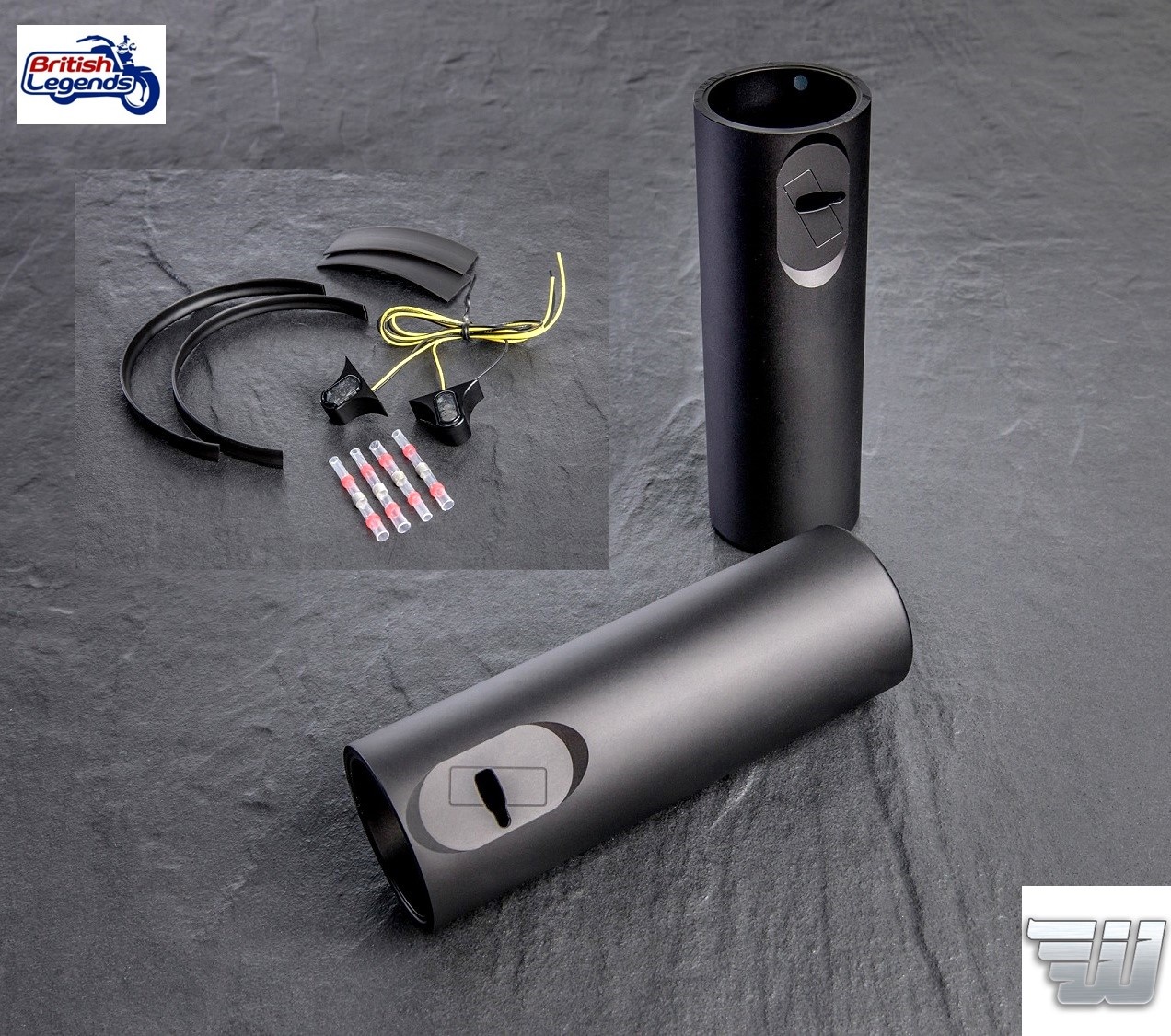 Fourreaux de Fourche avec Clignotants Intégrés