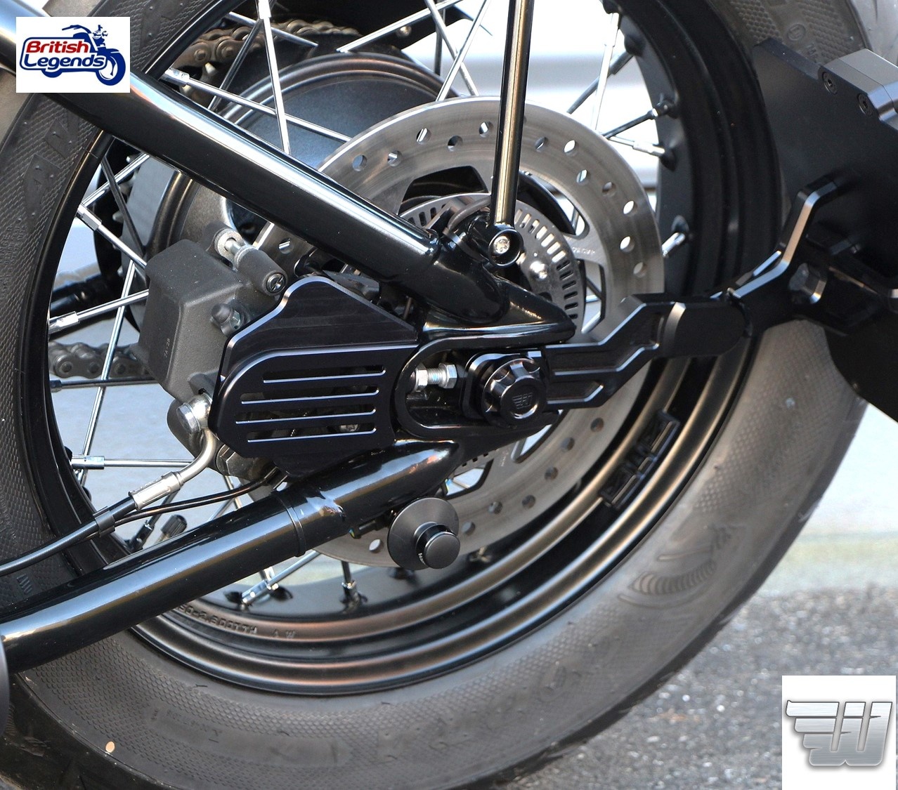 Rear Caliper Cover for Triumph Bobber