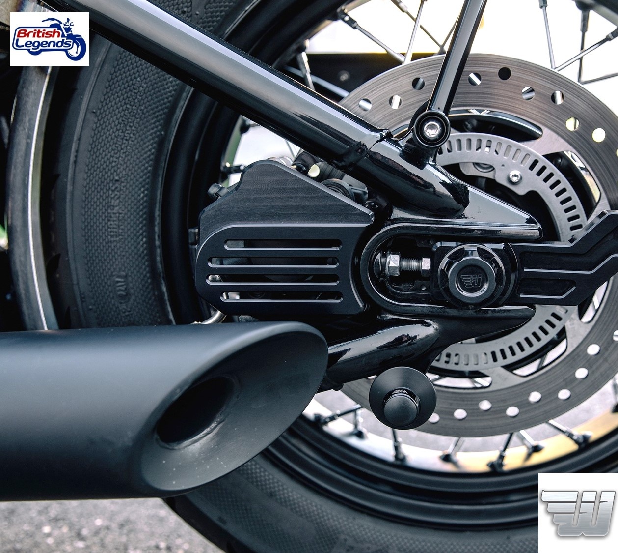 Rear Caliper Cover for Triumph Bobber