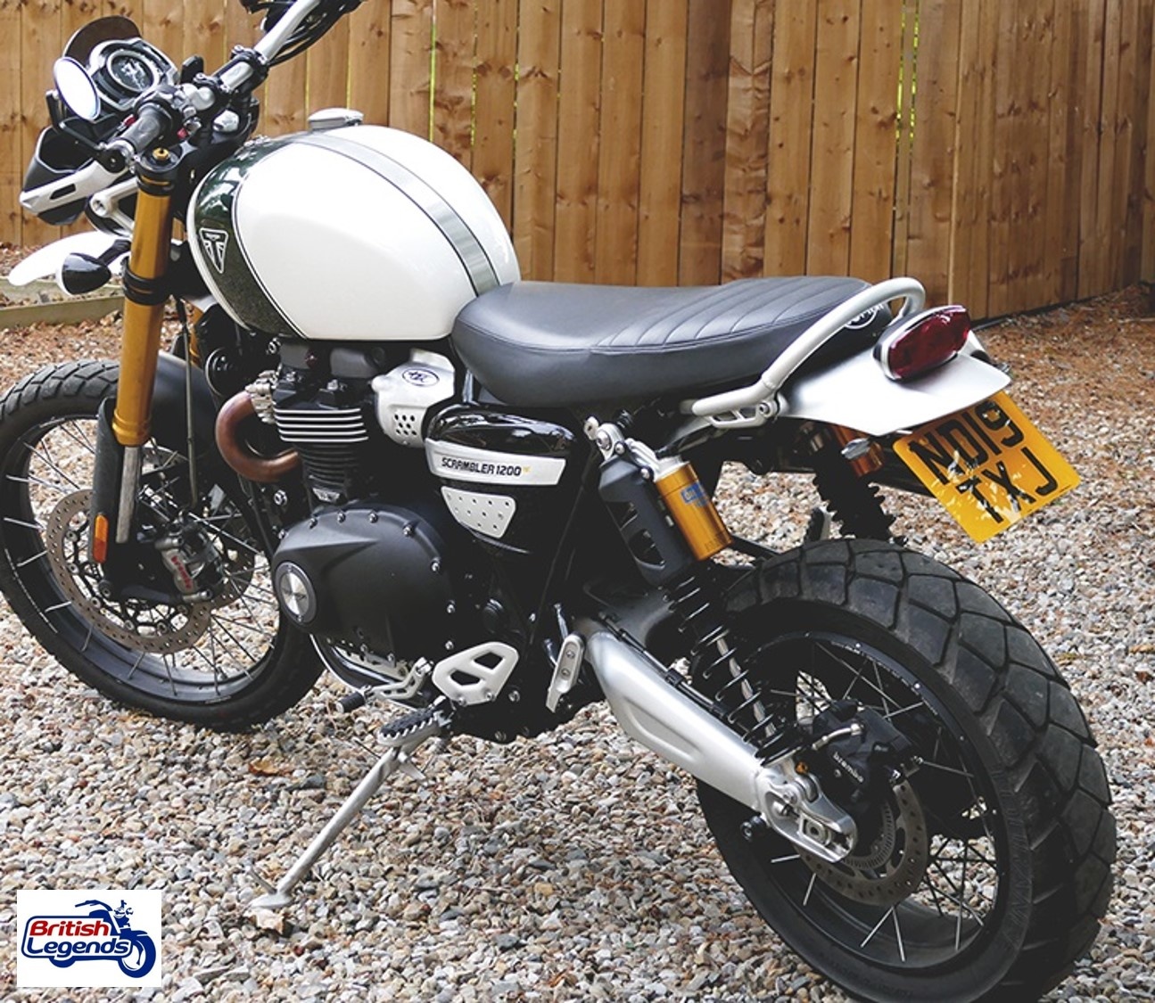 Porte-Plaque Court pour Triumph Scrambler 1200