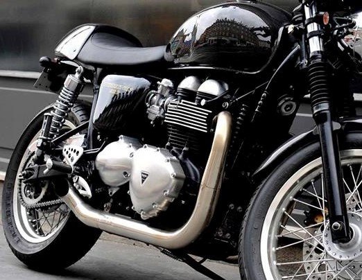 Escape Inox Hot-Rod para Triumph Twins
