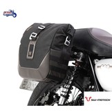 Canvas Saddle Bag Kit for Kawasaki W800