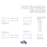 Fork Riser Kit +30mm for Triumph Twins