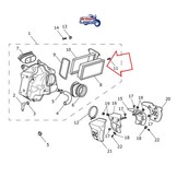 Filtro de aire de alto flujo Triumph Twins 900/1200cc