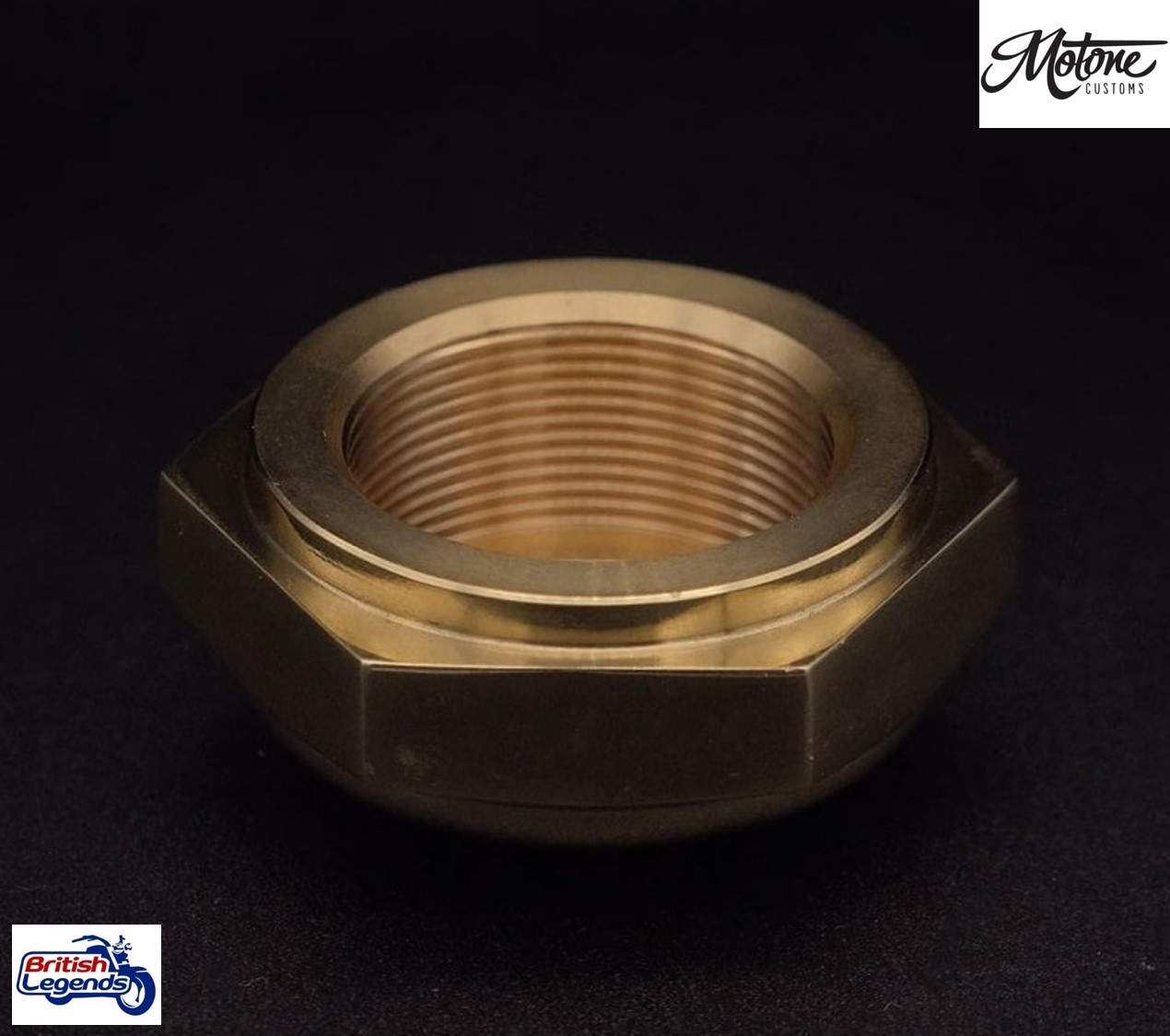 Solid Brass Steering Stem Nut