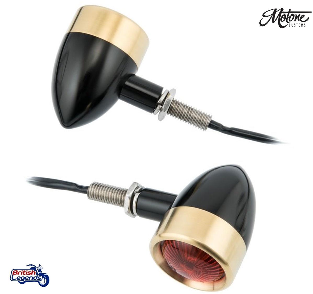 Intermitentes Bullets Motone en Aluminio Sólido