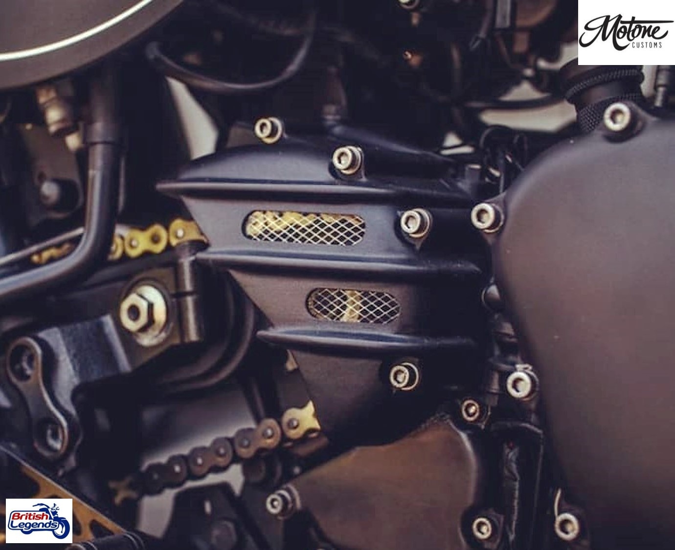 Couvre-Pignon Flat-Track pour Triumph Twins