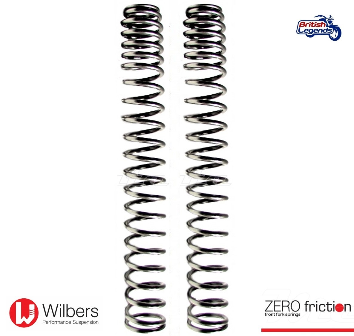Zero-Friction Fork Springs for Triumph Twins