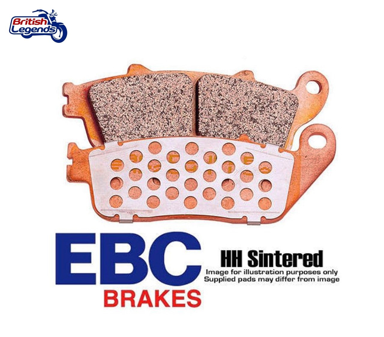 thumbnail image 2 of EBC FA196HH Sintered Front Disc Brake Pads For Triumph Thunderbird 900 (1995-2003) 2 of 2