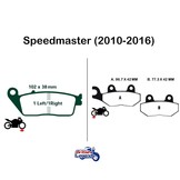 Plaquettes Sintérisées pour Triumph America & Speedmaster