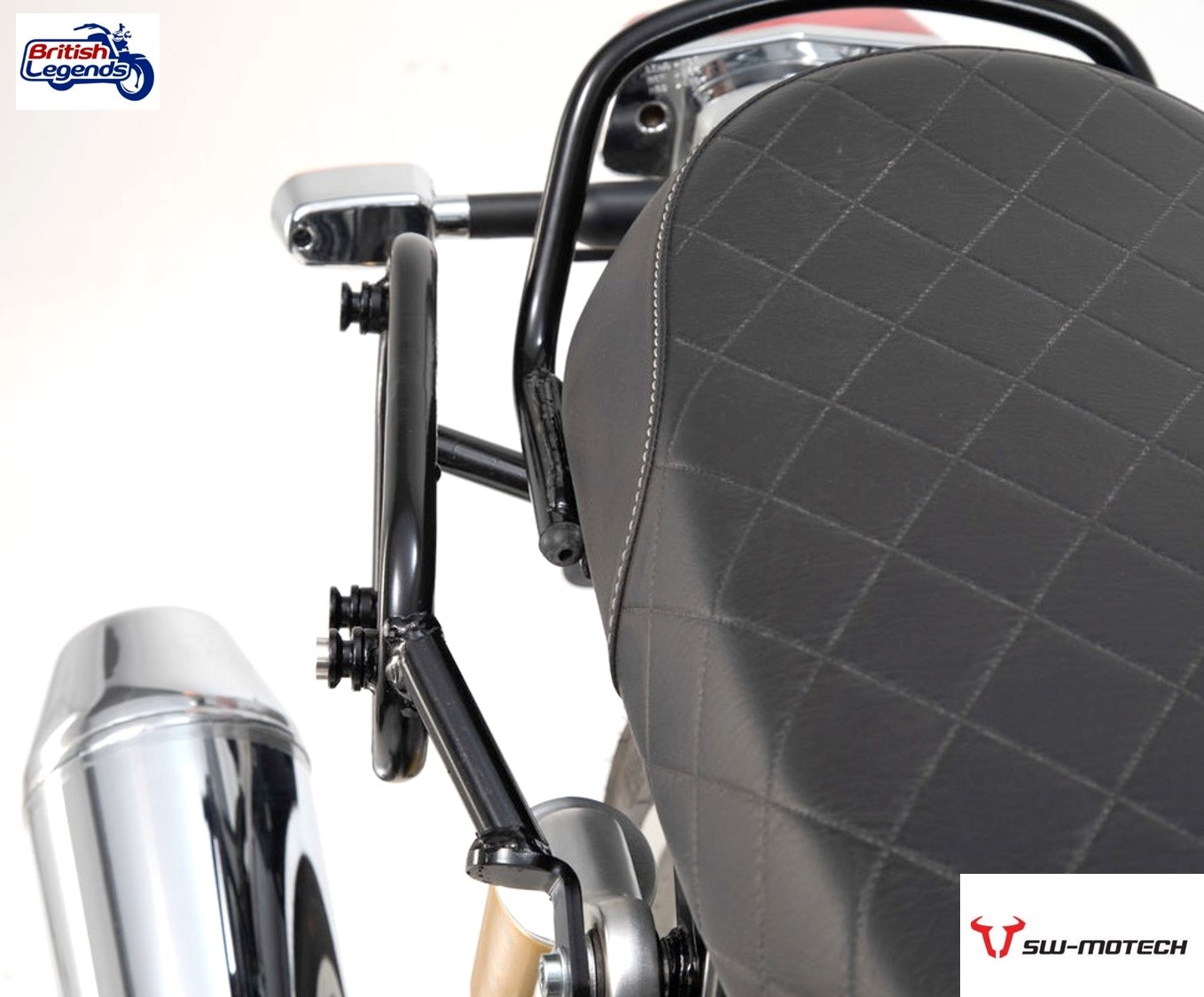 Bolsa Laterale + Soporte para Royal-Enfield