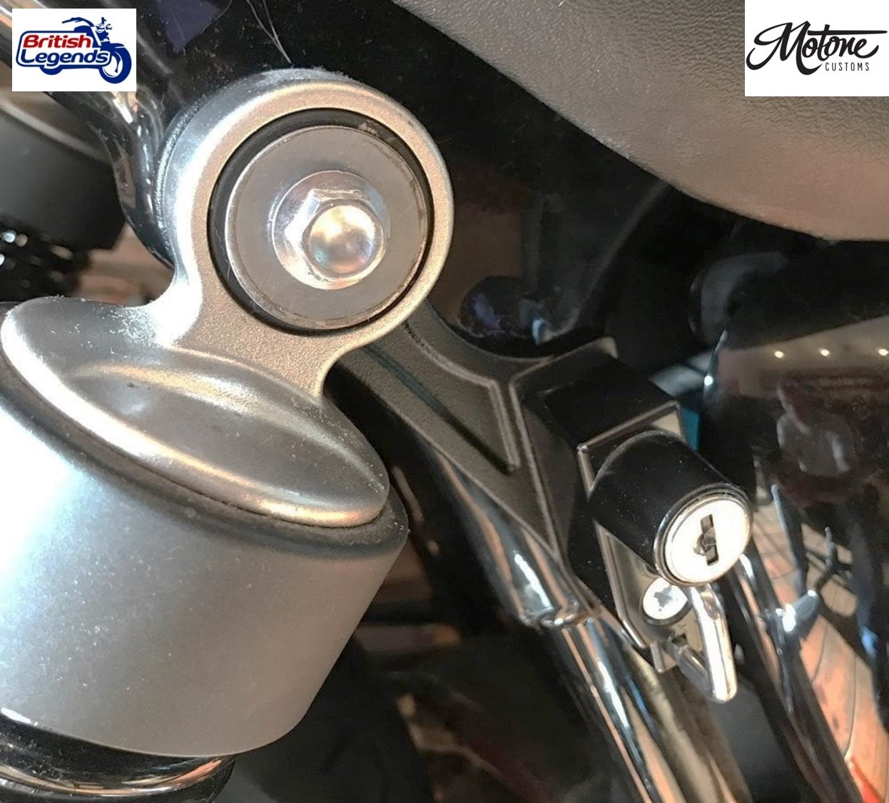 Antivol de Casque pour Triumph Twins