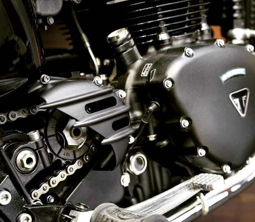 Couvre-Pignon Flat-Track pour Triumph Twins