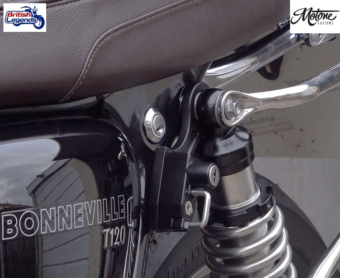 Antivol de Casque pour Triumph Twins