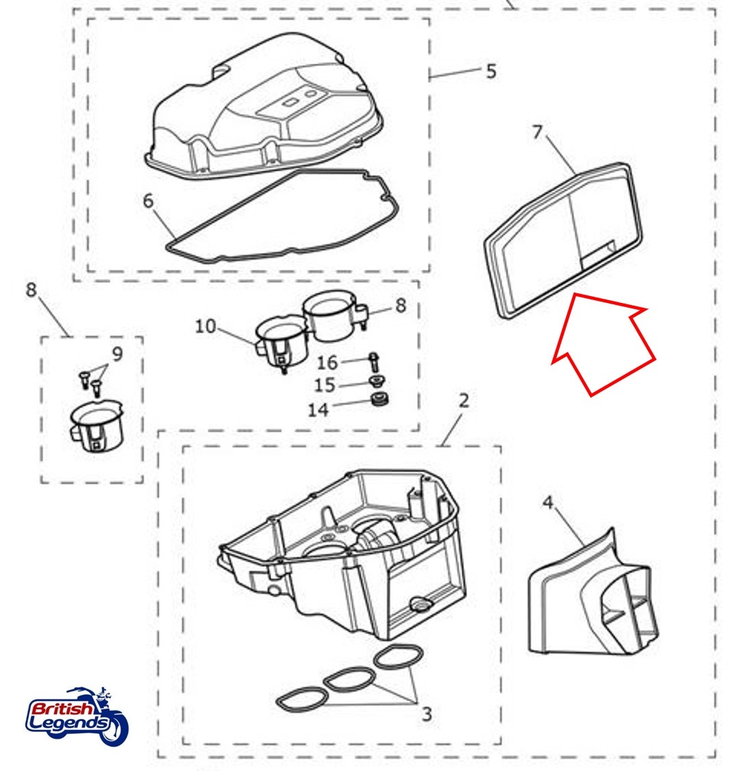 Filtro de Aire Alto-Flujo para Street Triple 660/765