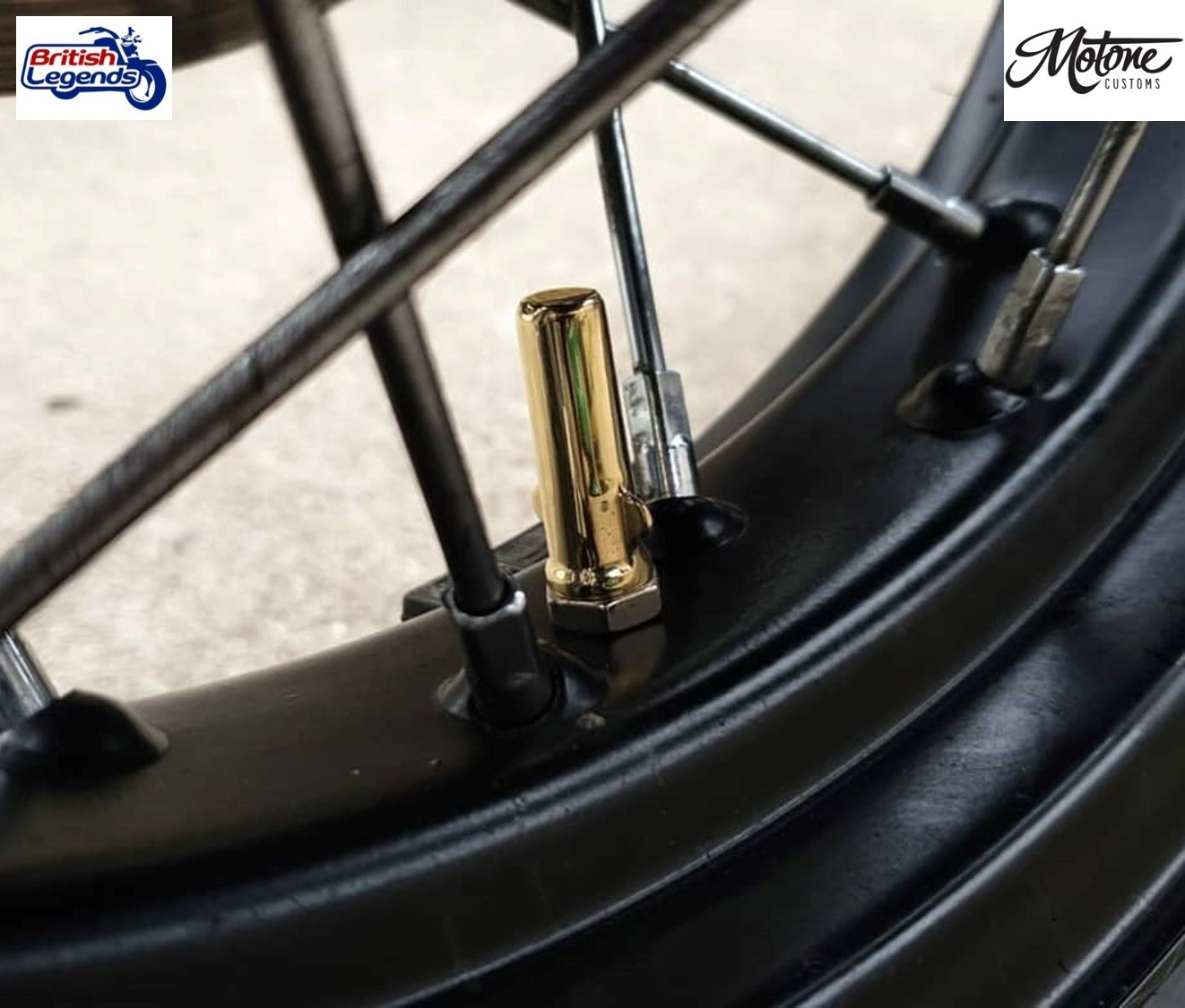 Solid Brass Tyre Valve Caps (priced for a pair)