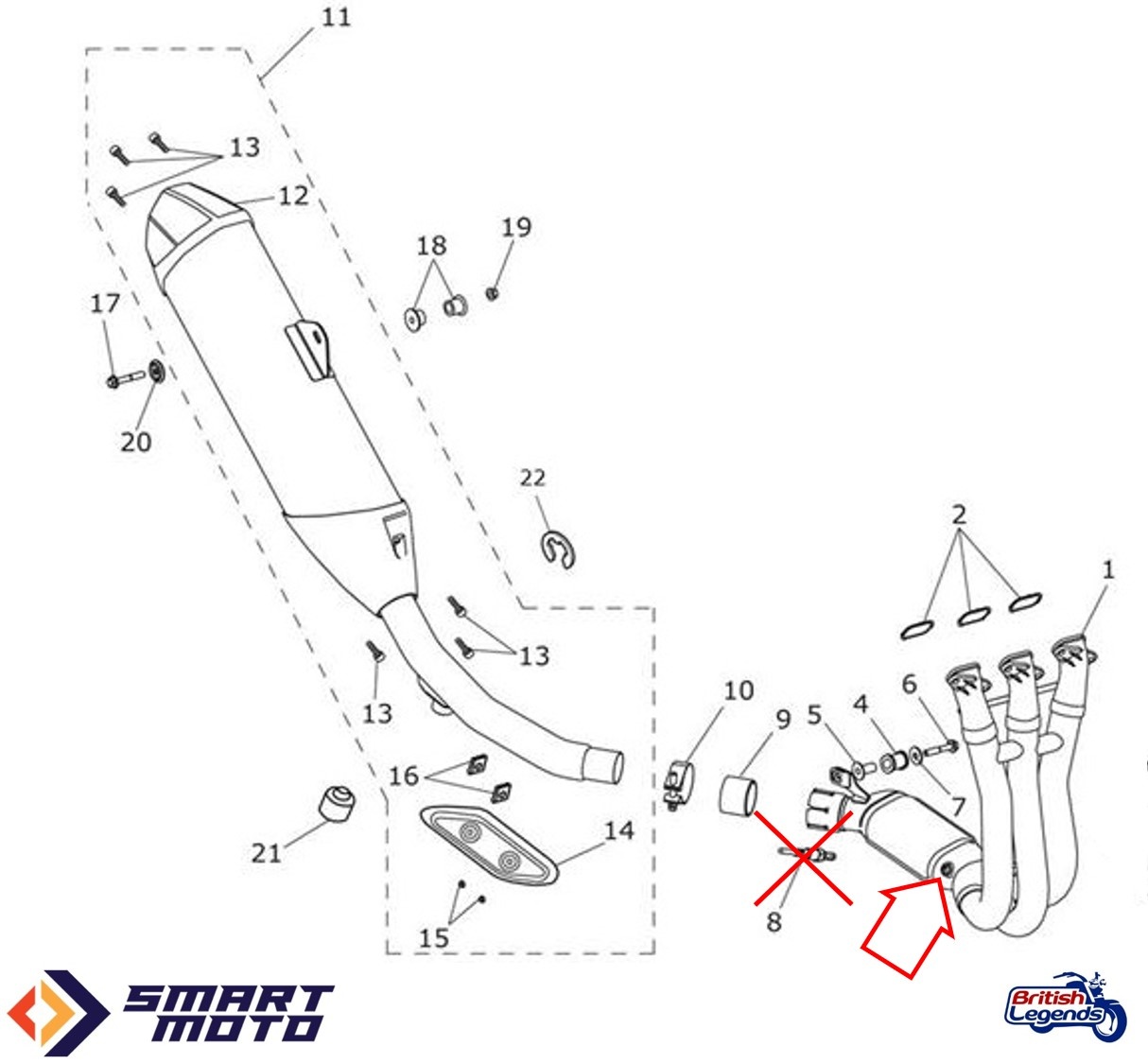 Eliminación de las Sondas O2/Lambda motos Triumph