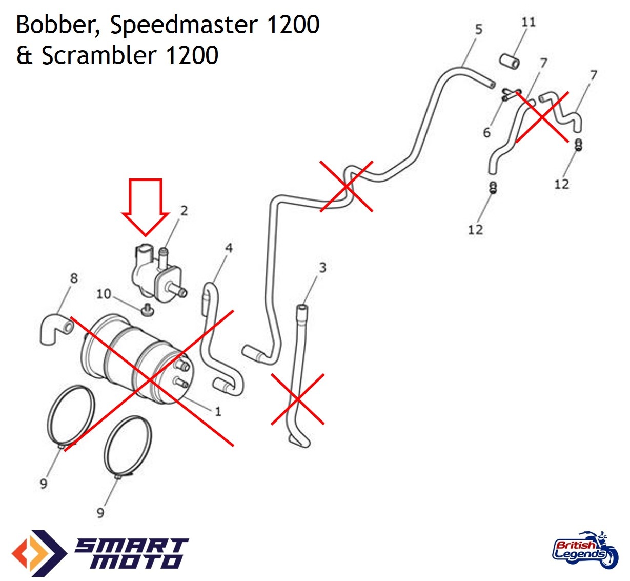 Eliminación del Sistema EVAP en Motos Triumph
