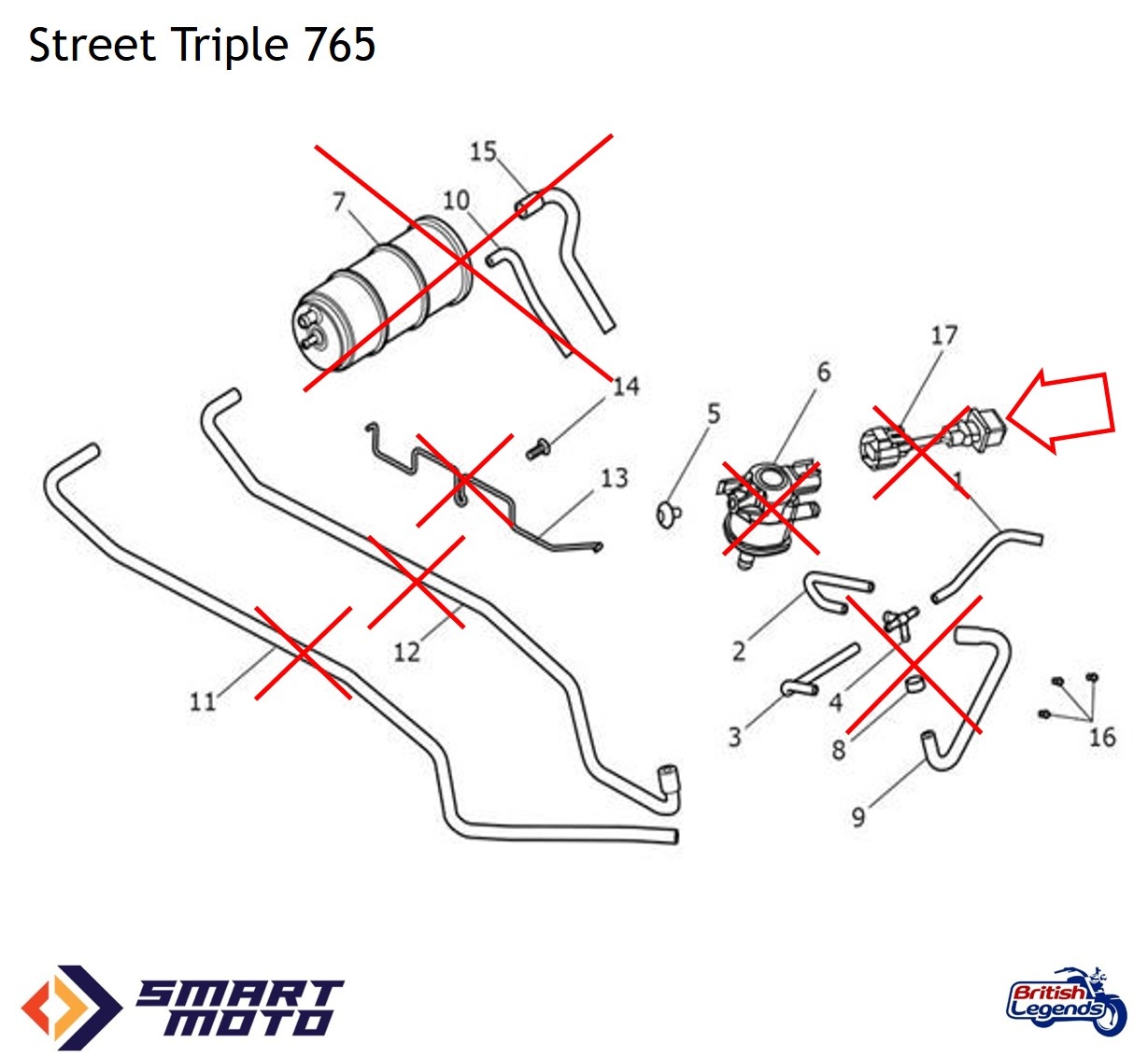 Eliminación del Sistema EVAP en Motos Triumph