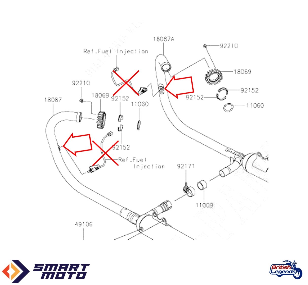 Suppression des Sondes O2/Lambda Kawasaki W800