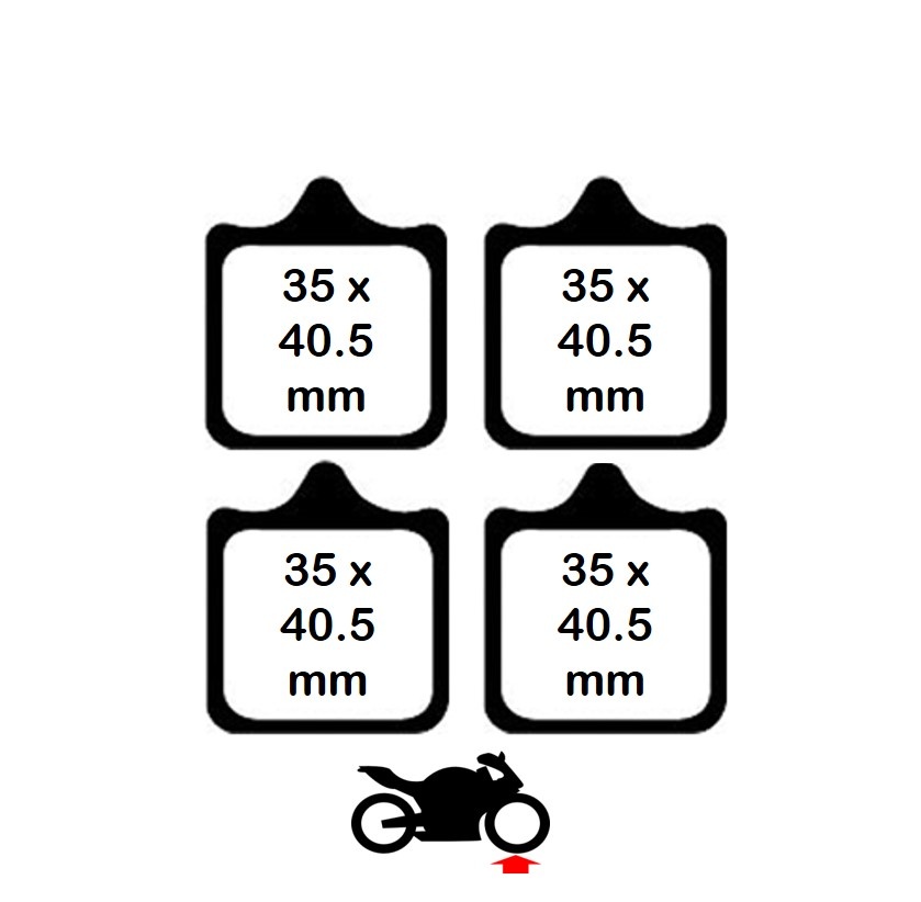 Pastillas sinterizadas para Triumph Street Scrambler