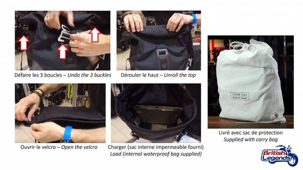 Bolsa interior de repuesto para alforjas Legend Gear