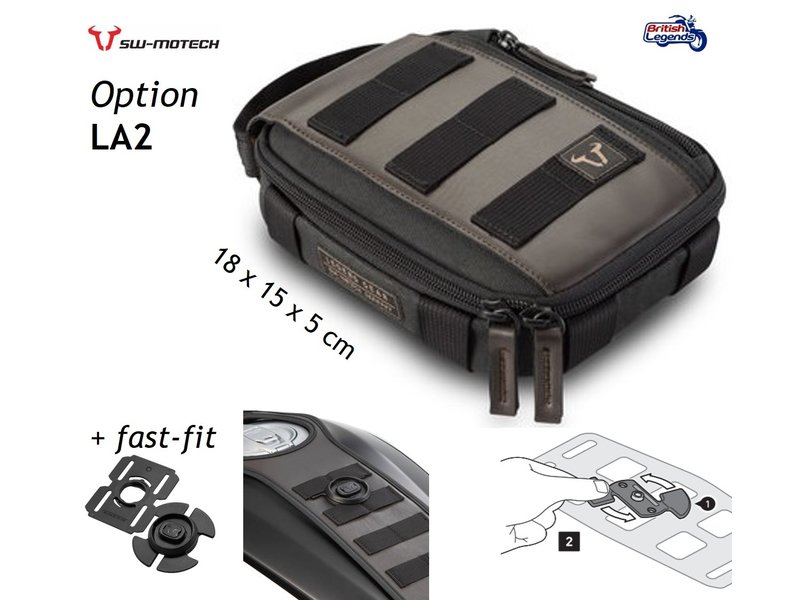 Tank Strap and Accessory Bag for Triumph Twins British Legends