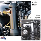 Fourreaux de Fourche avec Clignotants Intégrés