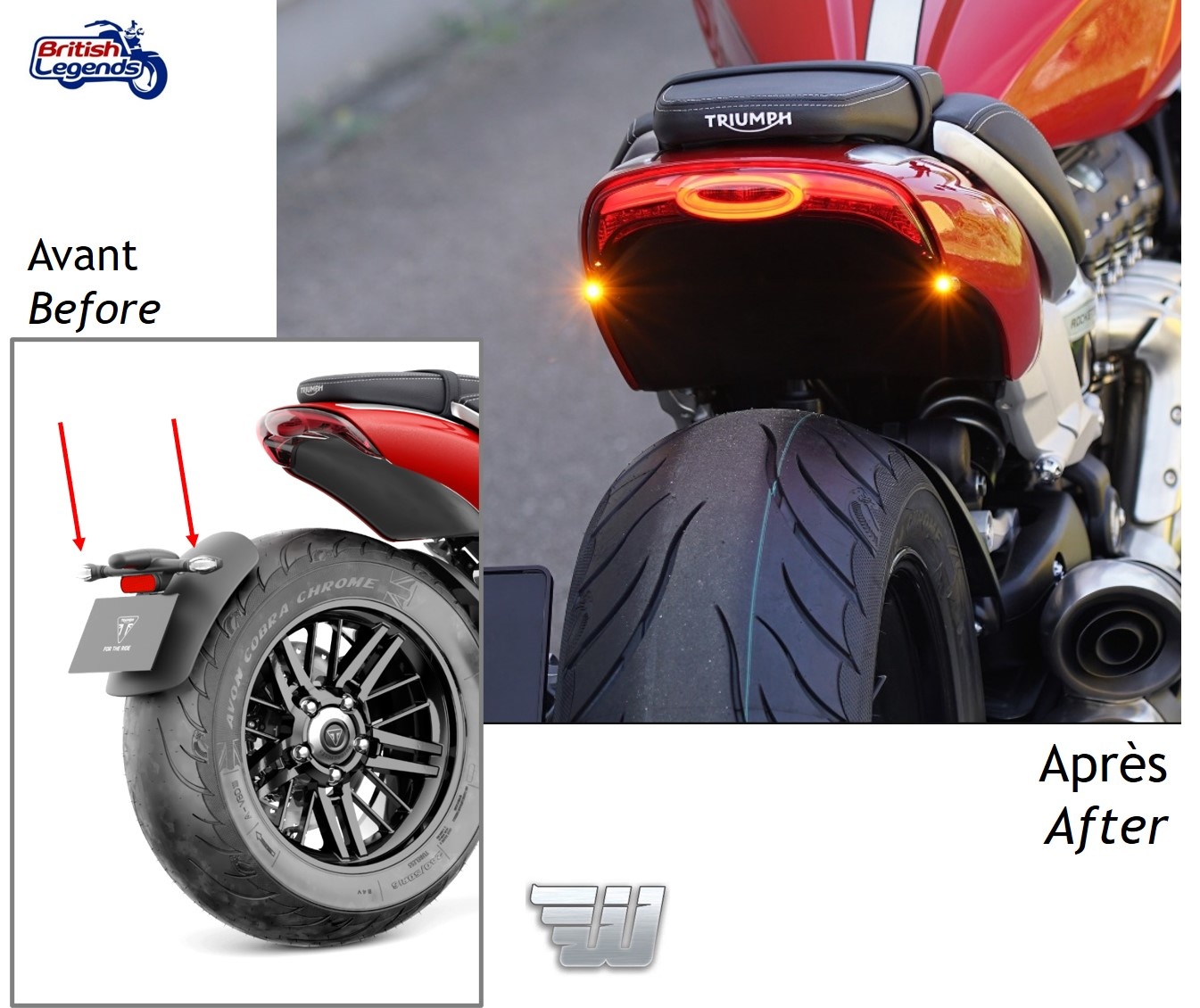 Intermitentes Micro-LED - Kit específico Rocket 3