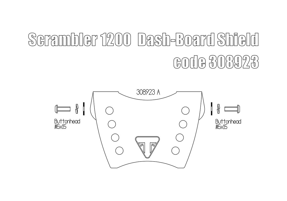 Embellecedor Frontal Triumph Scrambler 1200