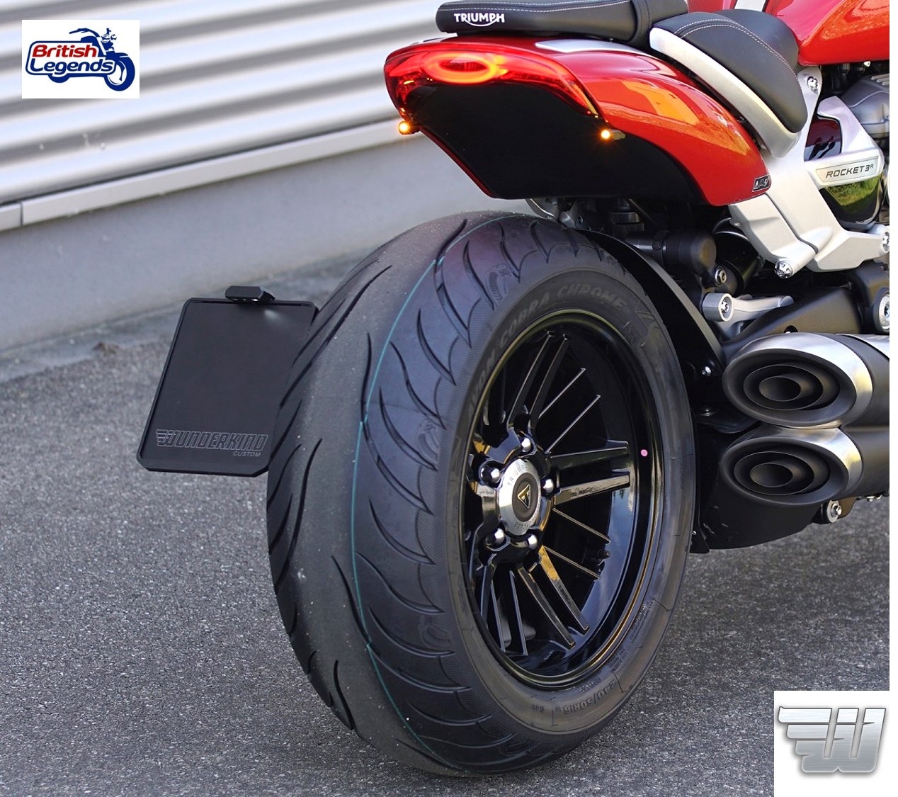 Side-Mount License Bracket for Triumph Rocket 3