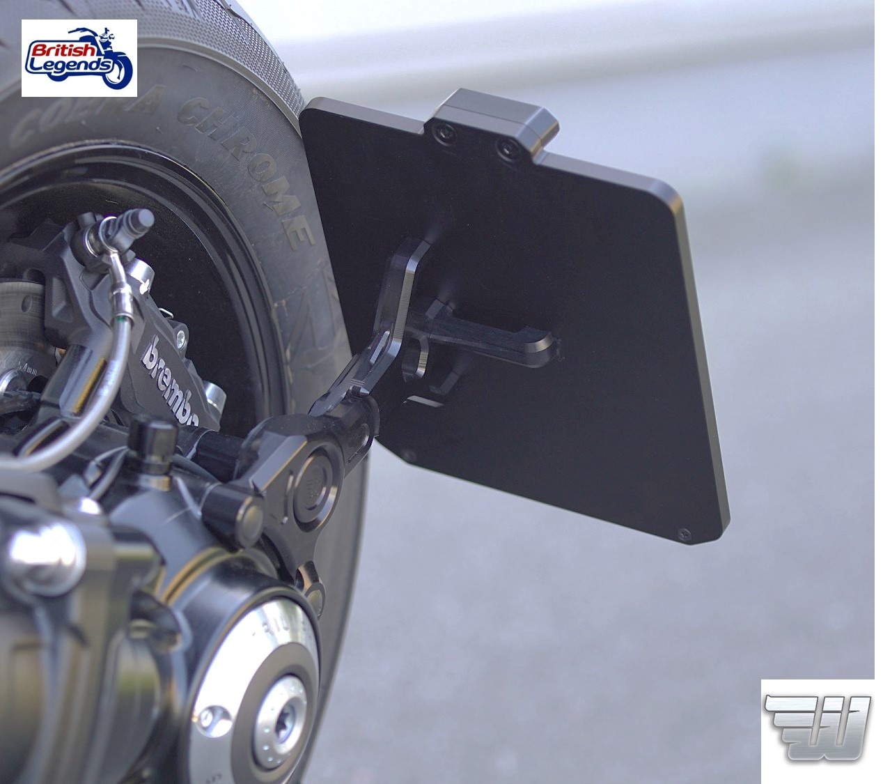 Side-Mount License Bracket for Triumph Rocket 3
