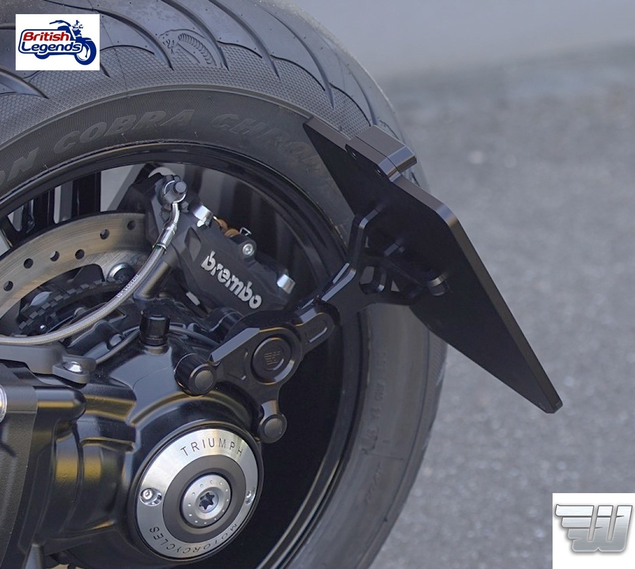 Side-Mount License Bracket for Triumph Rocket 3