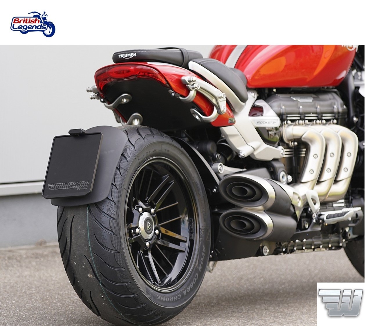 Porte-Plaque pour Triumph Rocket 3