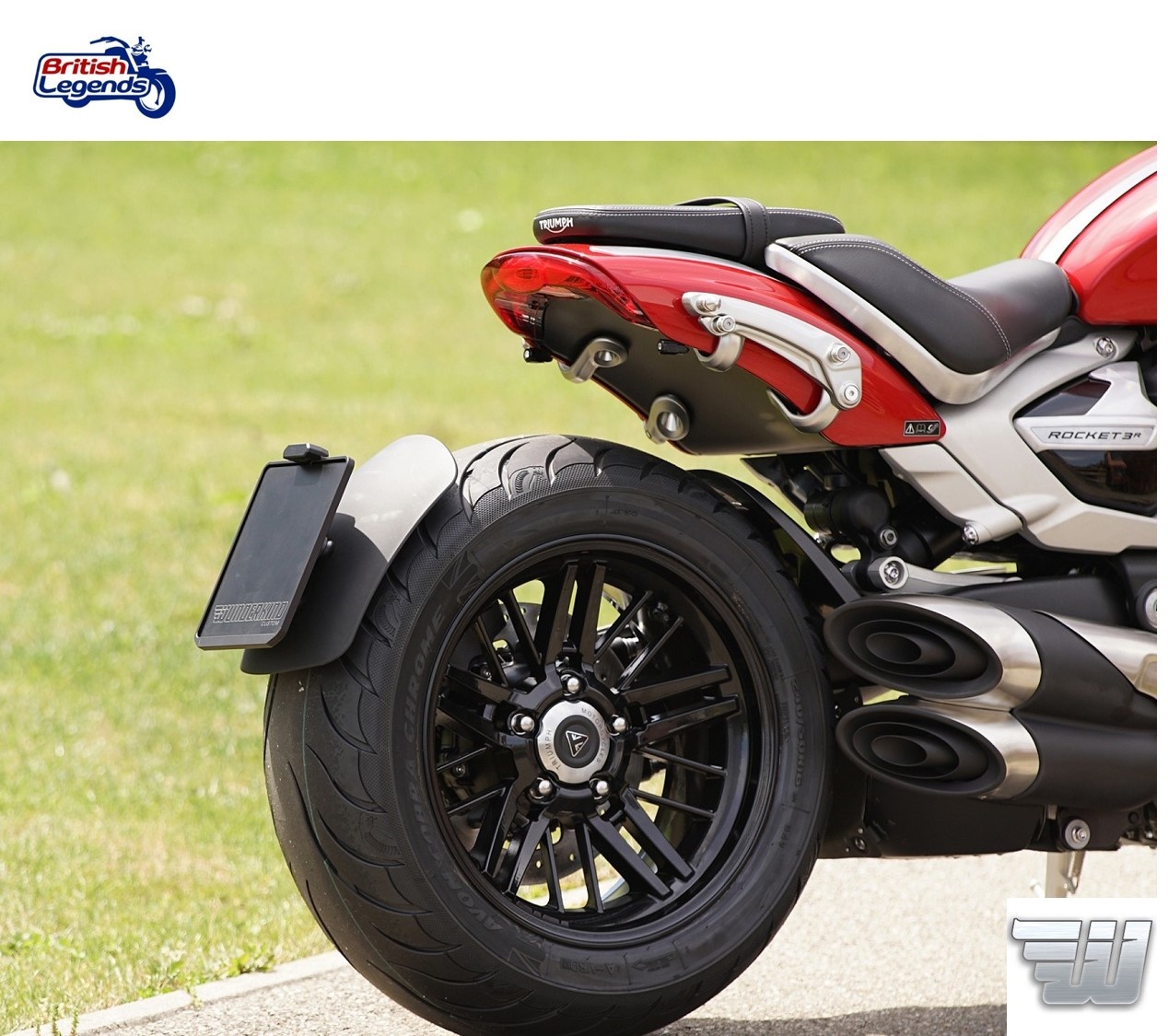 Porte-Plaque pour Triumph Rocket 3