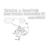 Kits de pinza trasera Brembo para Triumph Twins