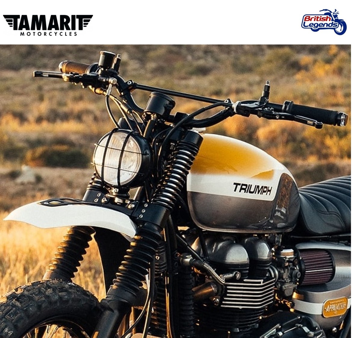 Flat-Track Headlight Kit for Triumph Twins