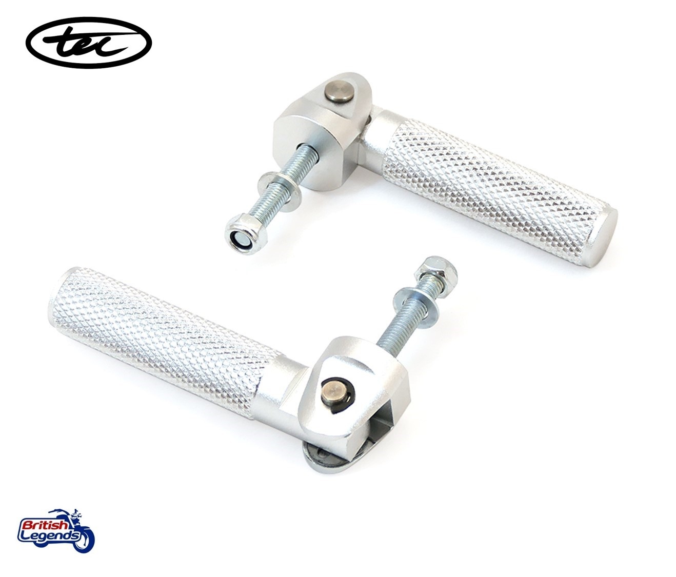 Solid Alloy Footrests for Triumph motorikes