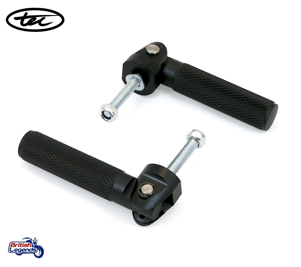 Reposapiés de aluminio sólido para motocicletas Triumph